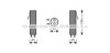 AVA QUALITY COOLING FDD584 Dryer, air conditioning